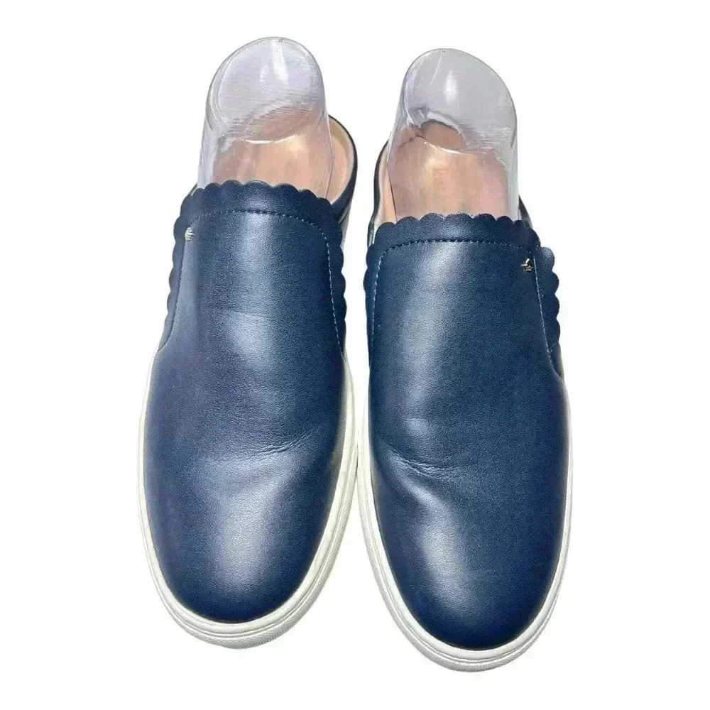 Kate Spade New York Women's Navy and White Casual Mules Size 8.5